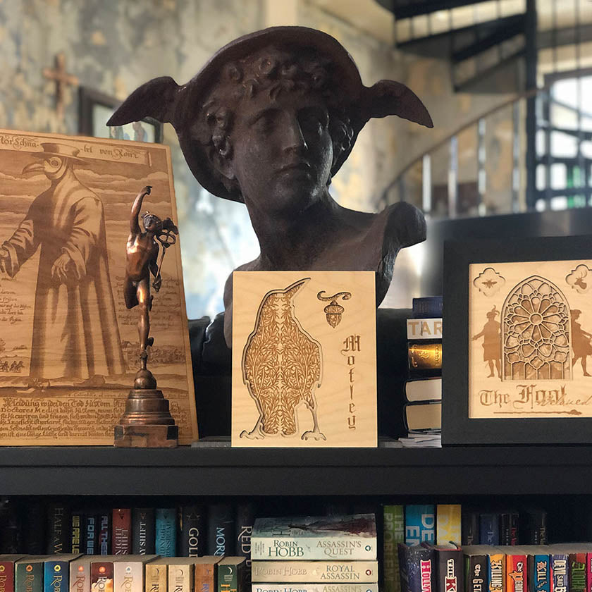 MercuryElement home decor. The Fool and Motley 8x10 Realm of the Elderling fanart. 