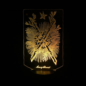 Flaming Sticks - LED illuminated Mystical Antiquaria artwork