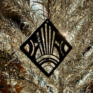 Our Hello Deco Ornament Collection contains classic silhouettes reminiscent of the Art Deco movement of the 1920s and 1930s. These laser cut Walnut Christmas ornaments are both beautiful for your own decorations and great gifts for family or friends.