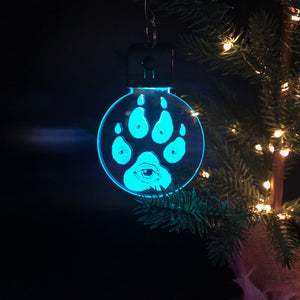 Nighteyes Paw RotE LED Ornament