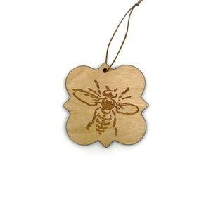Bee from our Realm of the Elderlings birch hanging ornaments. Laser etched with fanart images from the Robin Hobb Fantasy book series.