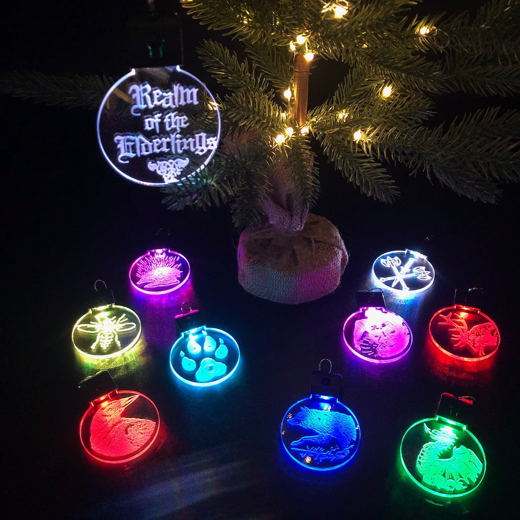 Entire Set (10 pc.) RotE LED Ornaments